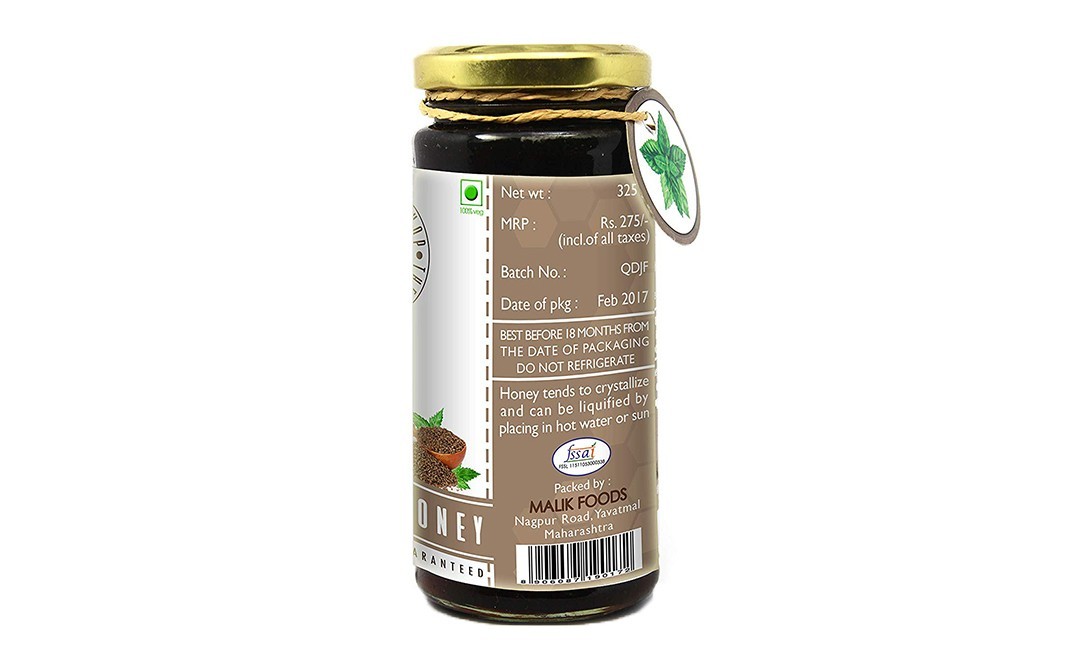 The Honey Shop Ajwain Honey    Glass Jar  325 grams
